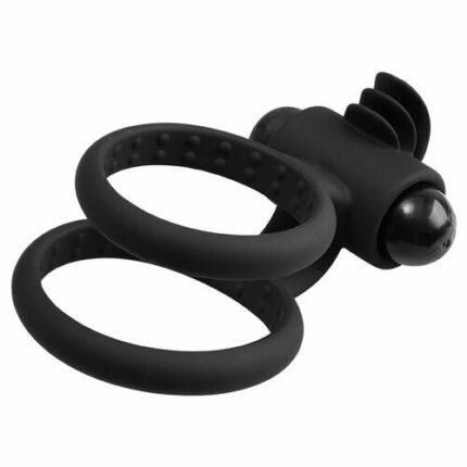 Wade Vibrating Battery-powered Cock Ring for Clitoris & Testicles Stimulation Lasting Stronger Vibrator